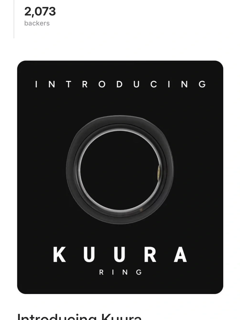 Smart Ring - Black